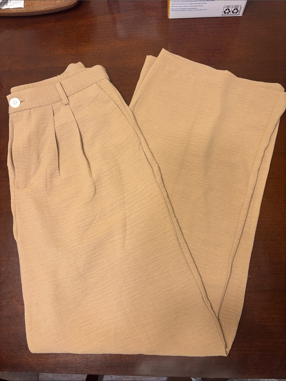 Shelli Segal tan dress pants